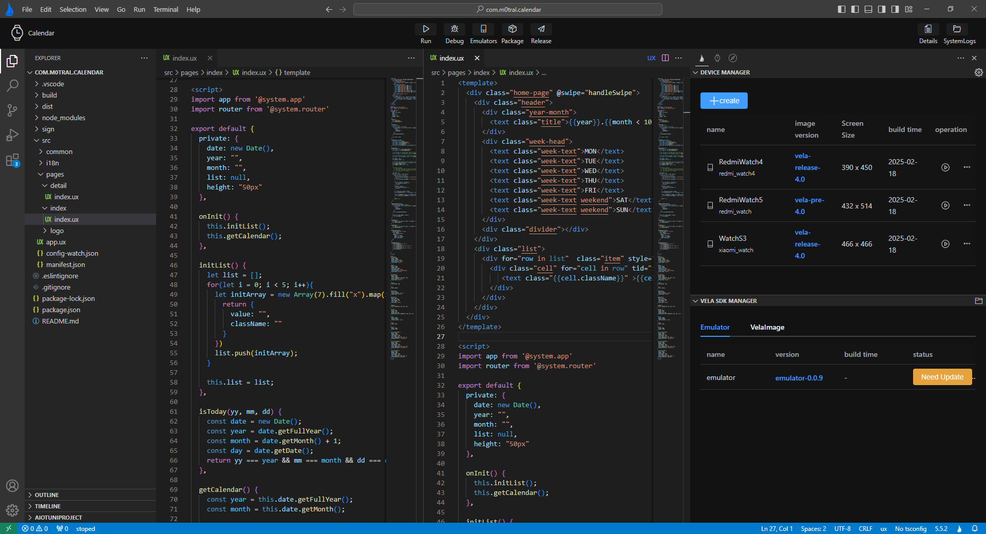 Пример приложения Aiot IDE