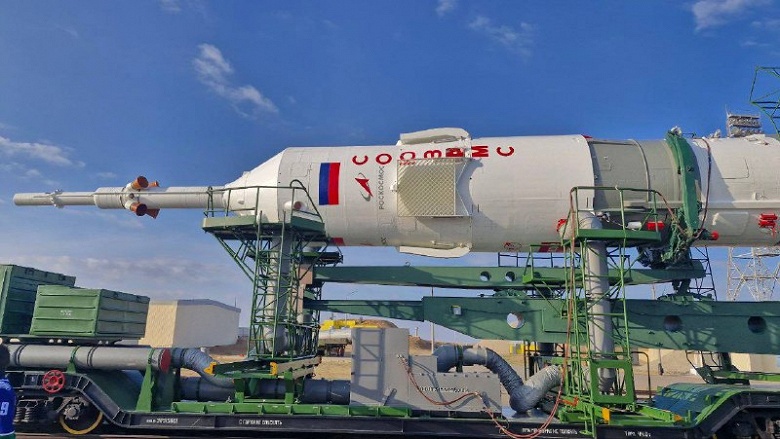 «Ракета на закате невероятна»: Роскосмос поделился снимками «Союза-2.1а» с кораблём «Союз МС-27» - 2 «Ракета на закате невероятна»: Роскосмос поделился снимками «Союза-2.1а» с кораблём «Союз МС-27»