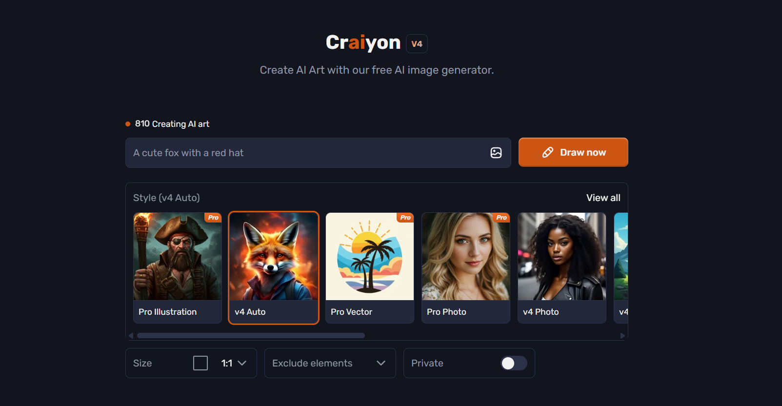 Генерация изображений с Craiyon