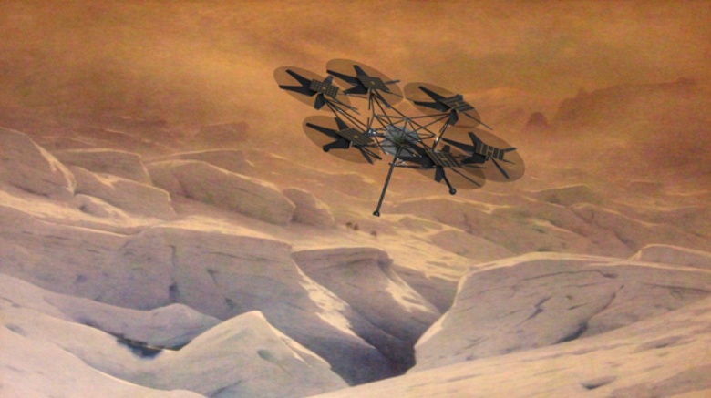 NASA готовит марсианский супервертолёт Mars Chopper: 100 полётов над каньонами, где возможно спрятаны вода и следы жизни