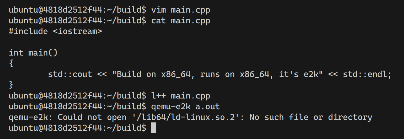 Неудачный запуск