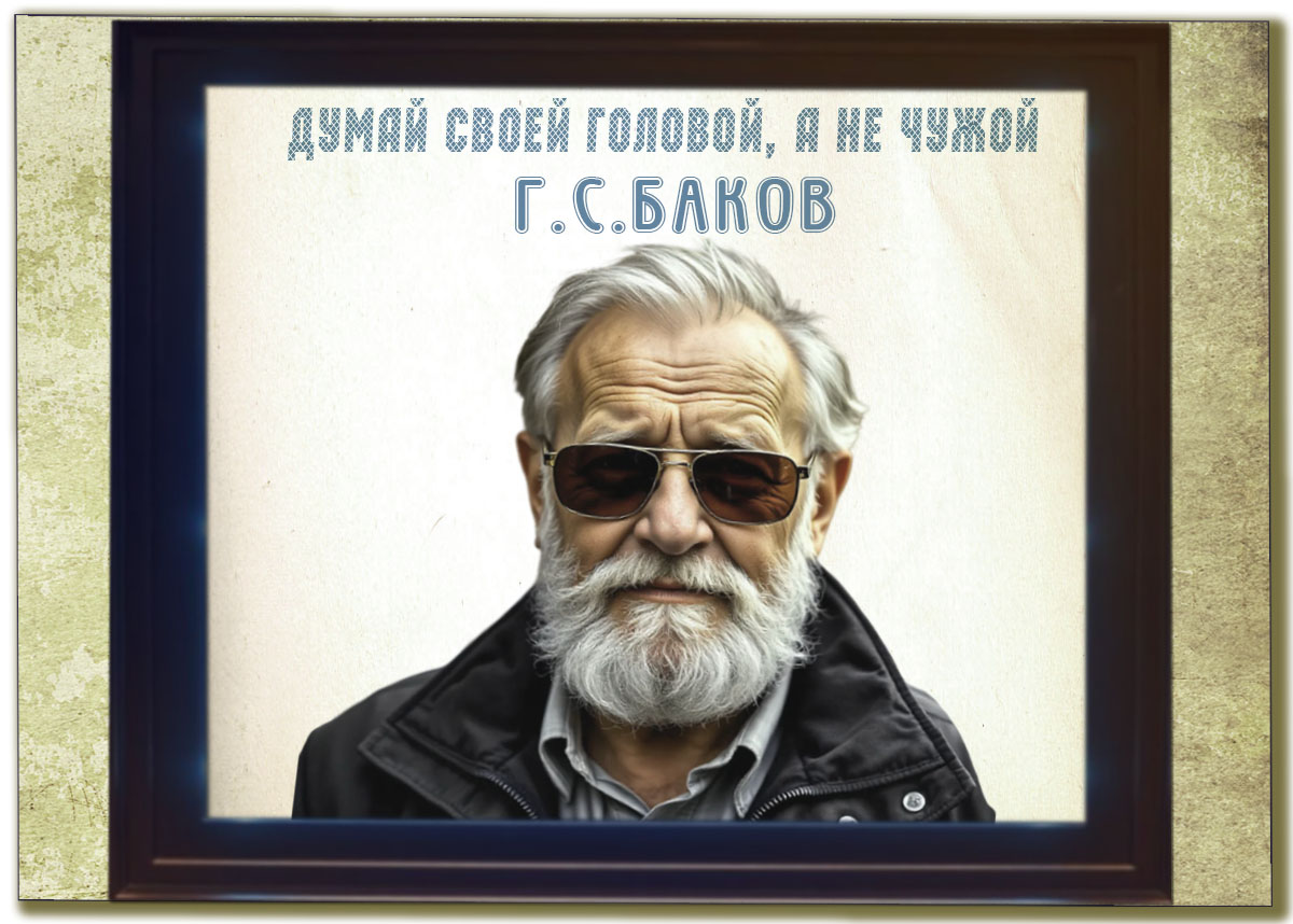 Григорий Семёнович Баков - разработчик ОС и мессенджера "Батискаф". Более известен под никами Дядя Гриша/Unсle Grisha