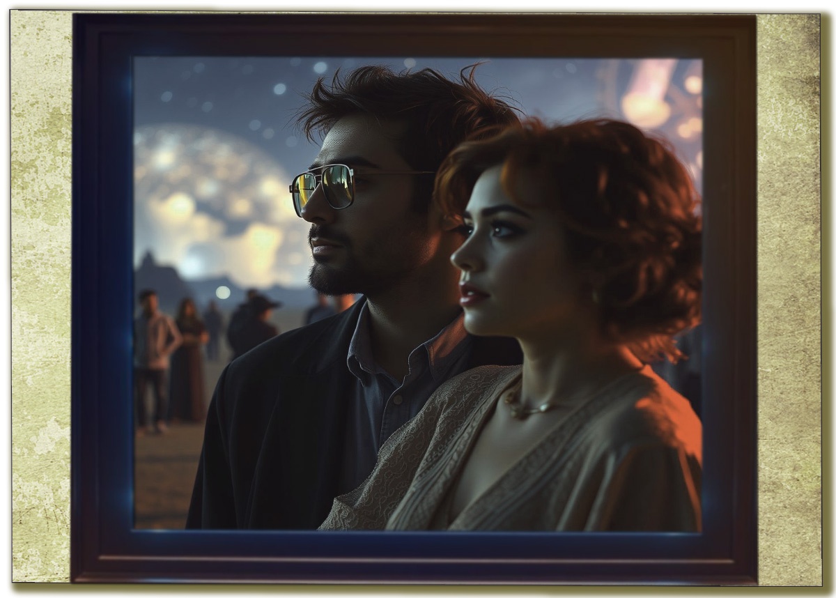 Объемное, голографическое шоу на тему космоса.