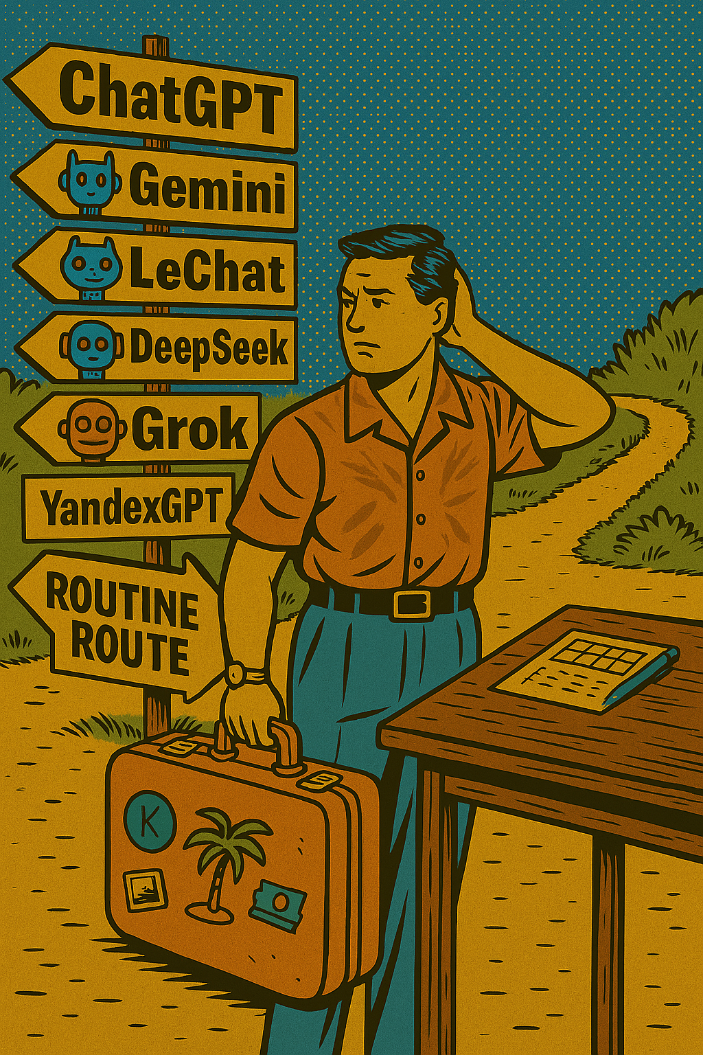 Все дороги, кроме одной, должны были вести к рутине... Не получилось.