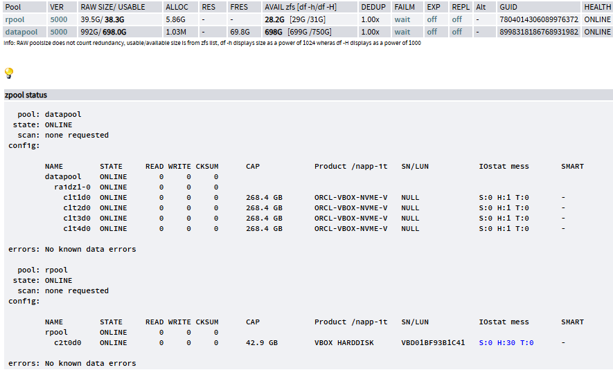 Хардкорный NAS: как собрать хранилище на OmniOS и не сойти с ума - 14