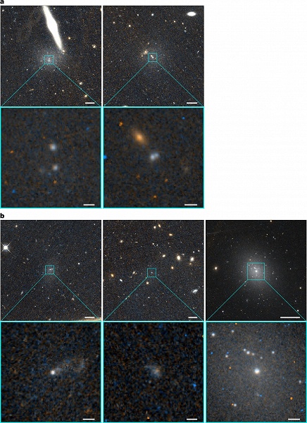 Телескоп &laquo;Хаббл&raquo; зафиксировал космический каннибализм: астрономы впервые увидели, как ядра карликовых галактик &laquo;поедают&raquo; меньшие скопления