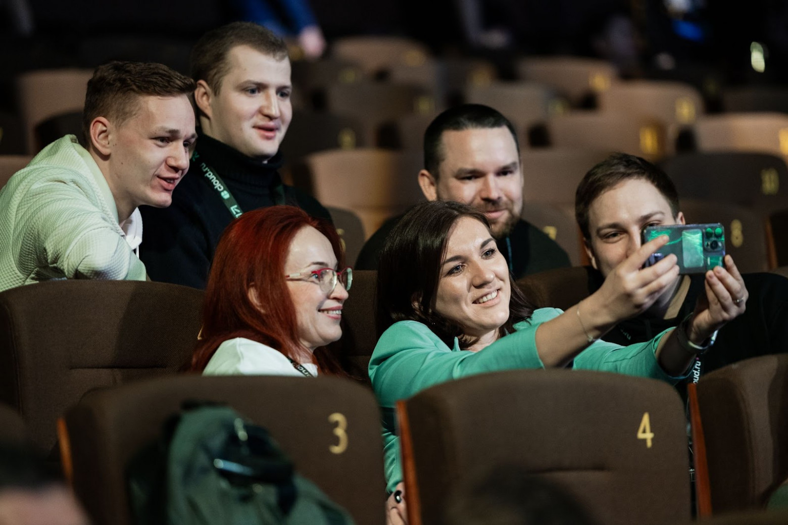 Участники в основном зале, где проходил трек «Инфраструктура и сервисы»