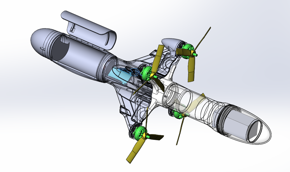 Парашютный отсек открыт