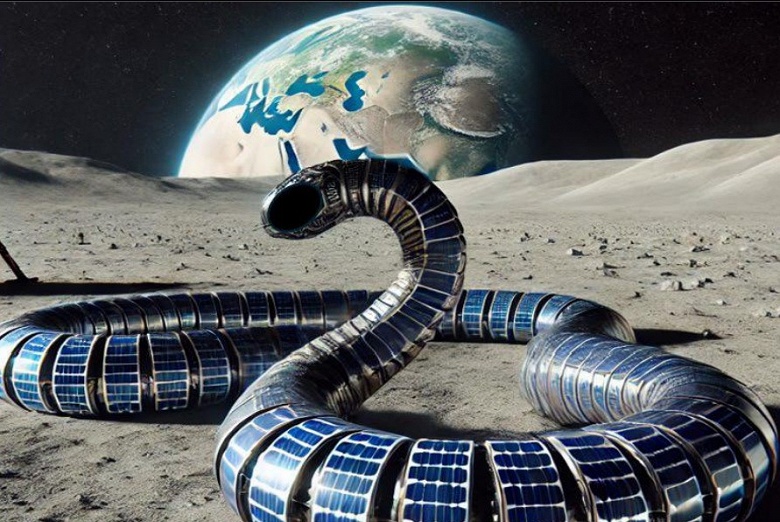 Представлен концепт змееподобного робота PLEASER, который будет исследовать лунные пещеры для будущих баз и упростит колонизацию