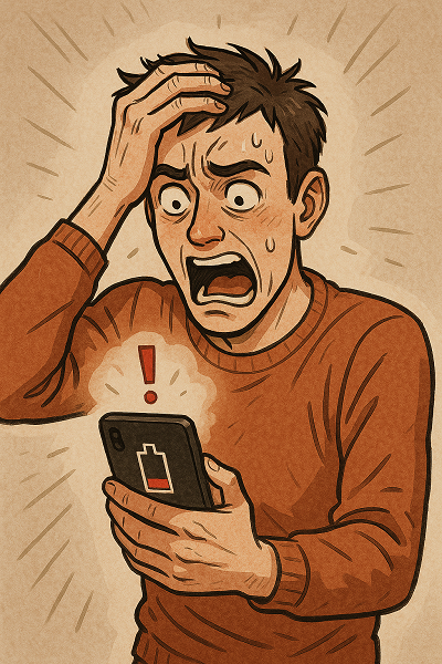 Молодёжь начинает нервничать, когда заряд смартфона едва опускается ниже 50%. Опрос показывает, что это важно для современных пользователей