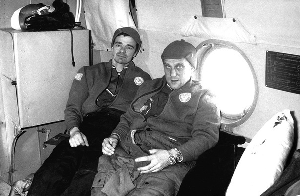 Героически спасённые Зудов и Рождественский