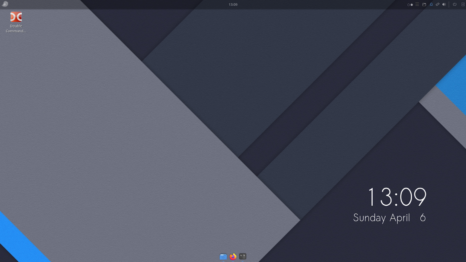 Рабочий стол с ярлыком из wine