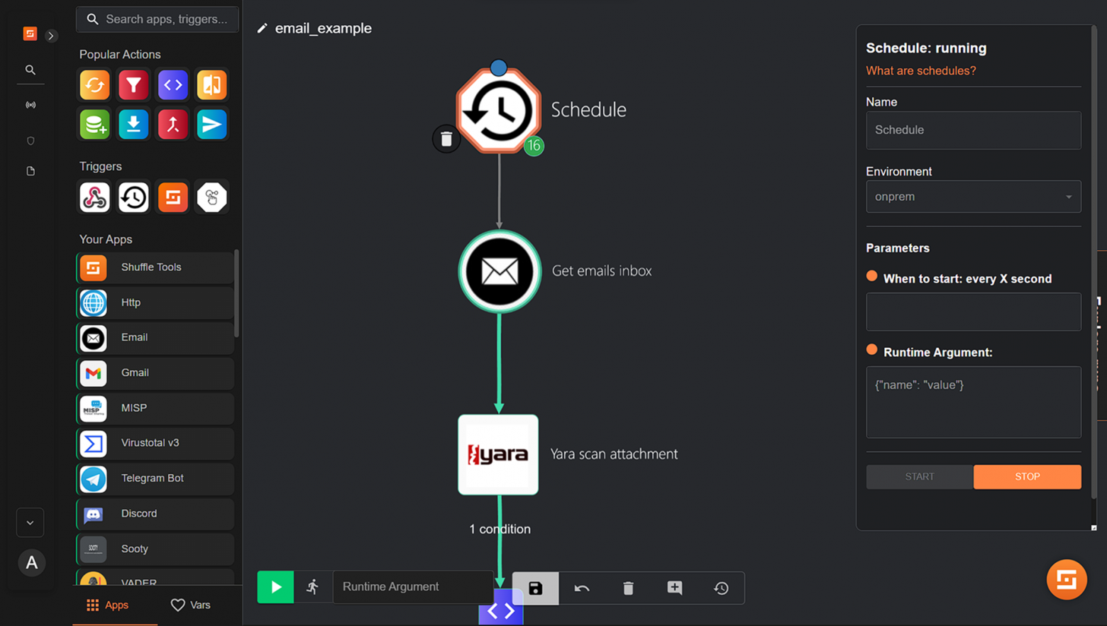 Приложение Schedule
