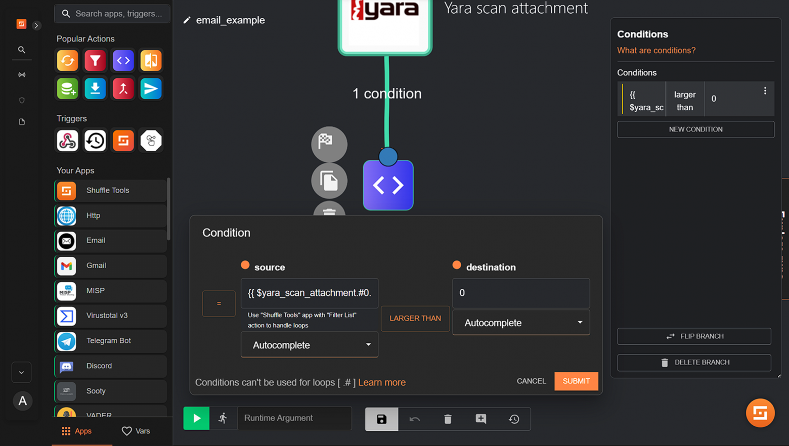 Условие для исполнения кода Python