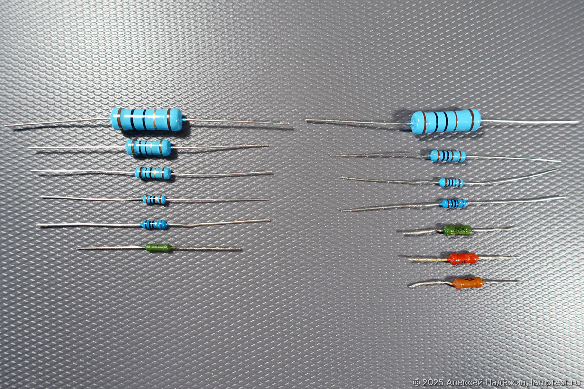 Поддельные синие резисторы: тест и анализ - 3 Поддельные синие резисторы: тест и анализ - 3