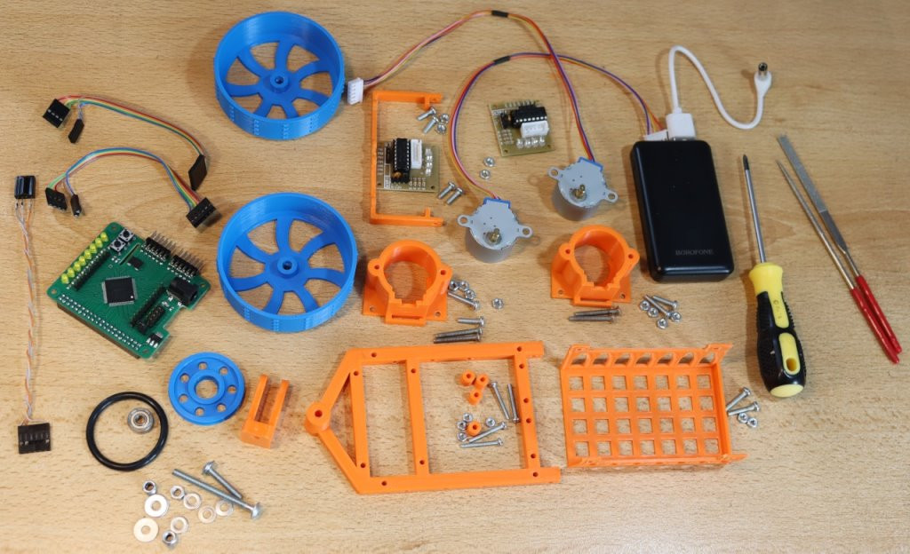 Детали для сборки Марсохода