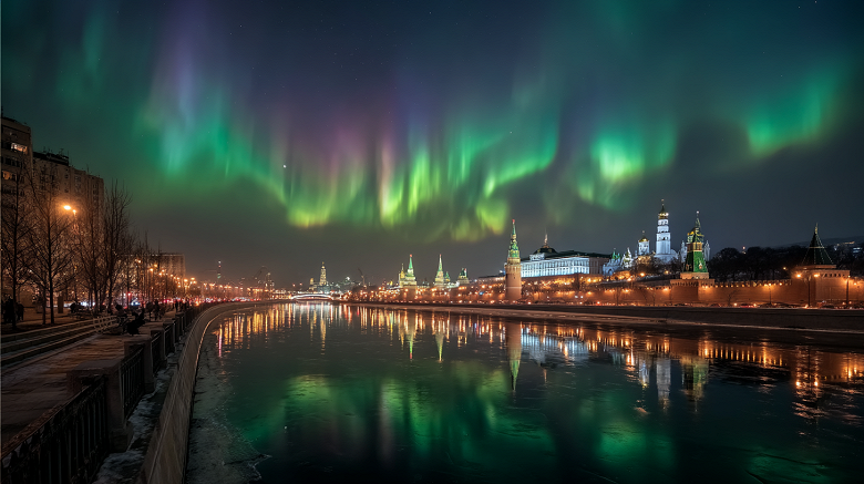 Одна из мощнейших магнитных бурь десятилетия, которая вызвала полярные сияния, пошла на спад