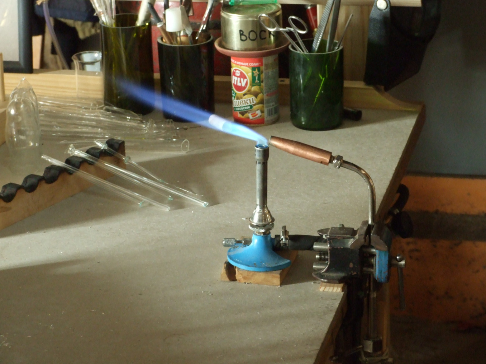 Домашняя стеклодувная мастерская. Текущее дооснащение - 2