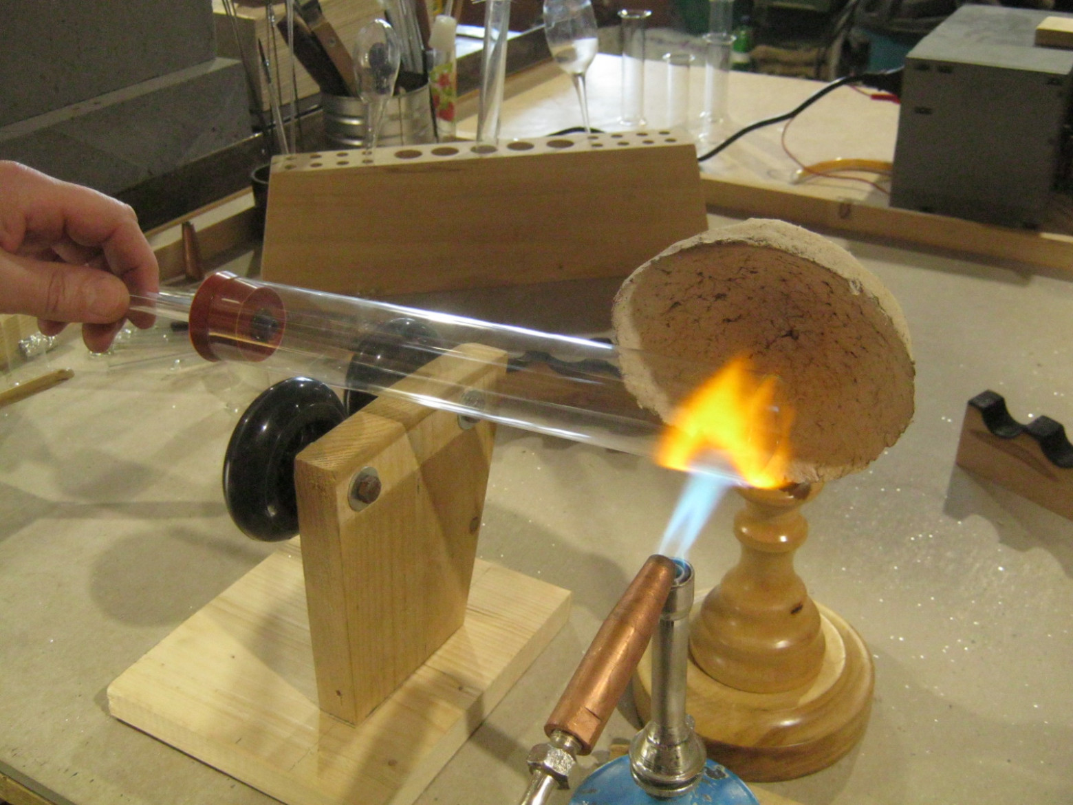 Домашняя стеклодувная мастерская. Текущее дооснащение - 25