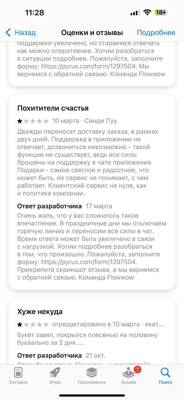 Как потерять тысячи клиентов за один день из-за процессов: кейс Flowwow - 3 Как потерять тысячи клиентов за один день из-за процессов: кейс Flowwow - 3