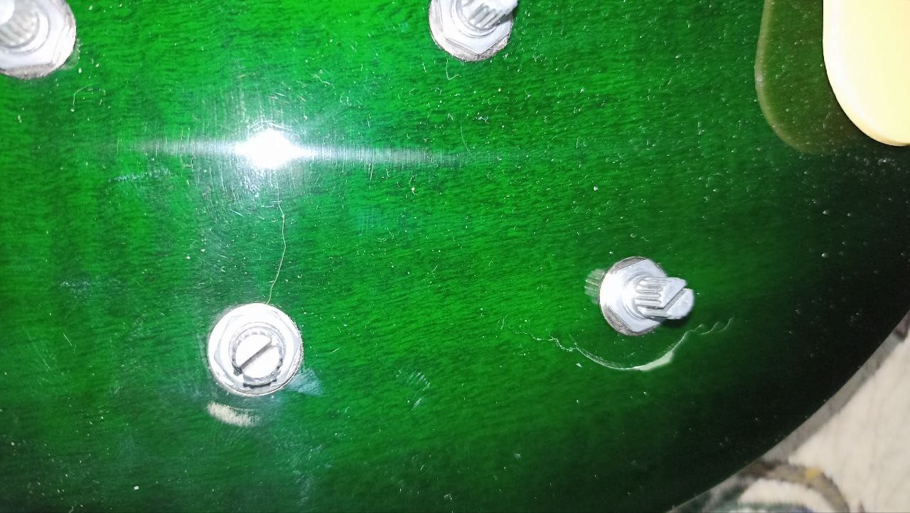 Гитарная катастрофа: дешёвый леспол IRIN пришёл с повреждениями - 16