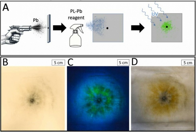 Ученые облегчили раскрытие преступлений: химики заставили свинец сиять — улики от пуль видны сразу на месте - 2 Ученые облегчили раскрытие преступлений: химики заставили свинец сиять — улики от пуль видны сразу на месте