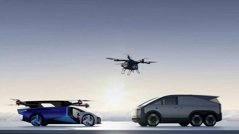 «Наземный авианосец»: XPeng планирует продавать гибрид пикапа и дрона уже в 2026 году - 3 «Наземный авианосец»: XPeng планирует продавать гибрид пикапа и дрона уже в 2026 году