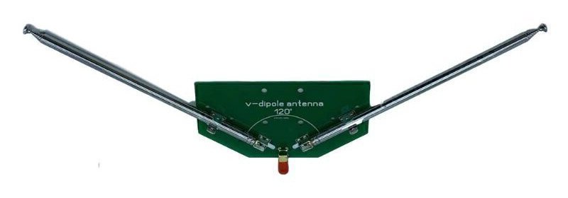 Телескопические элементы позволяют настроить диполь в широком диапазоне частот