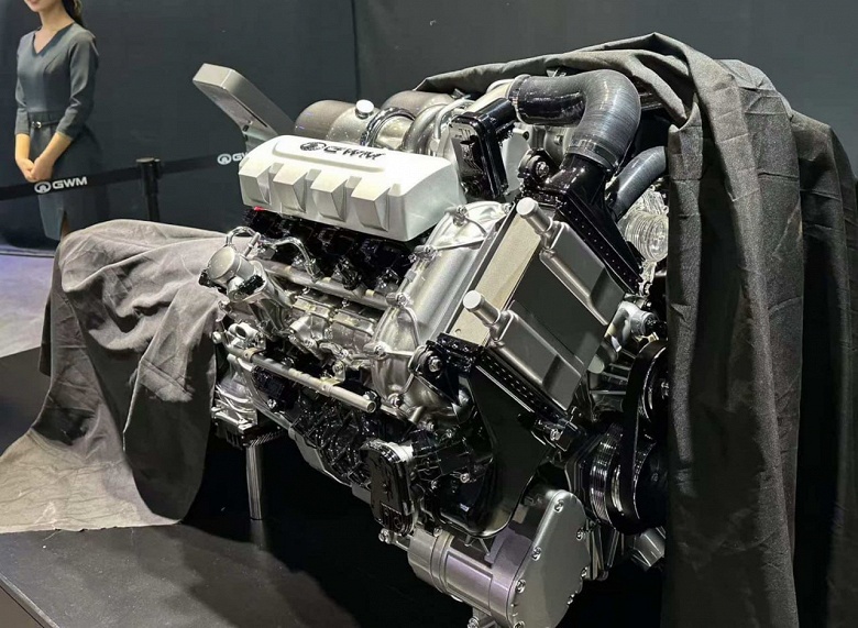 На это ушло 10 лет: представлен первый бензиновый двигатель V8 от Great Wall Motor, он должен дебютировать в новейшем Tank
