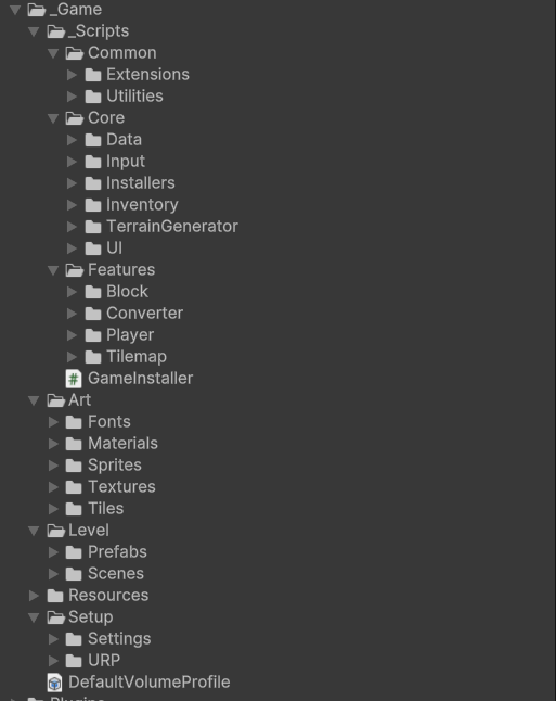 Структура папки _Game