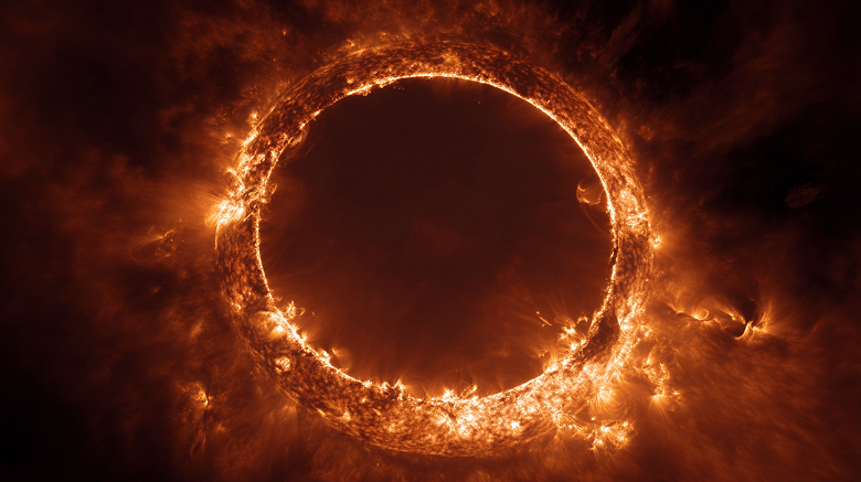 На Солнце засняли формирование гигантской корональной дыры