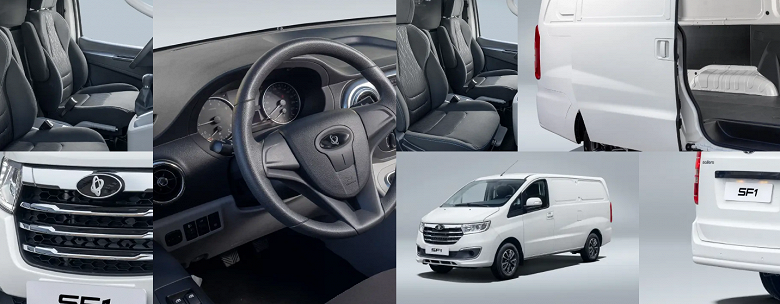 Российский конкурент Lada Largus дешевле 2 млн рублей с гарантией на 200 000 км и пассажирской версией. В России запускают производство автомобилей Sollers SF1