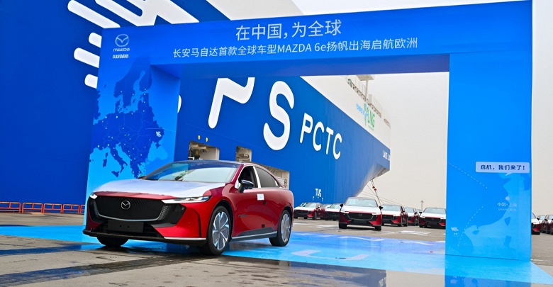 Совершенно новая «шестёрка» Mazda. В Европу отправилась первая партия седанов Mazda 6e - 2 Совершенно новая «шестёрка» Mazda. В Европу отправилась первая партия седанов Mazda 6e