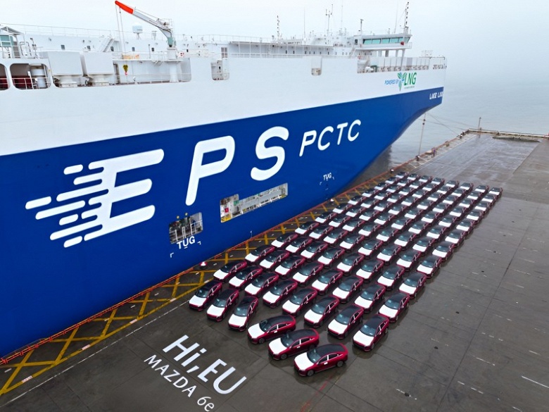 Совершенно новая «шестёрка» Mazda. В Европу отправилась первая партия седанов Mazda 6e - 3 Совершенно новая «шестёрка» Mazda. В Европу отправилась первая партия седанов Mazda 6e