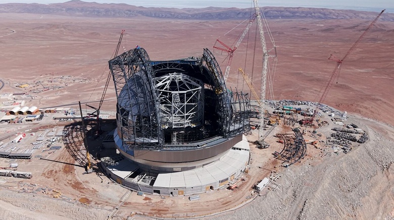 Чрезвычайно большой телескоп завершен уже на 60%, но строительство движется медленно