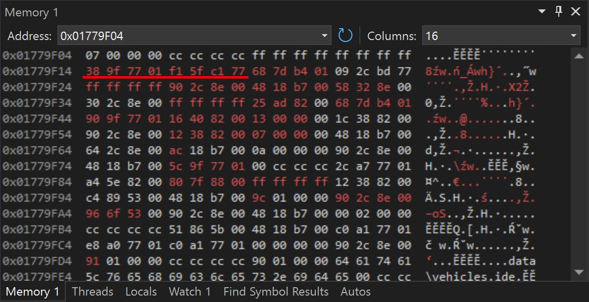 В Windows 11 24H2 новая реализация Critical Sections изменяет больше пространства стека. Масштабы колёс невозможно найти, потому что они были перезаписаны!