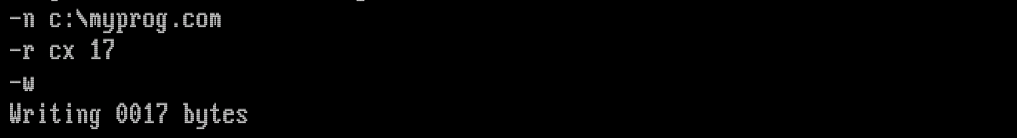 Сохраняем в файл командой w