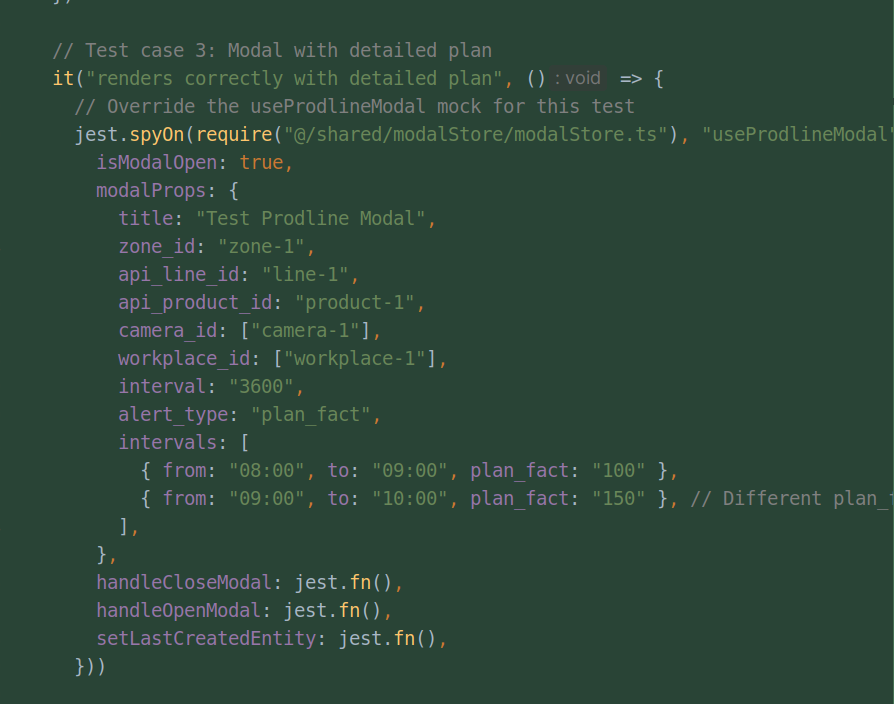 Отрисовывает один из вариантов модалки