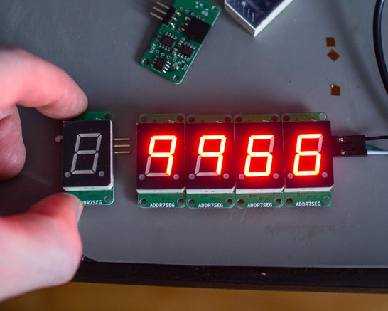 Addressable 7-Segment Displays