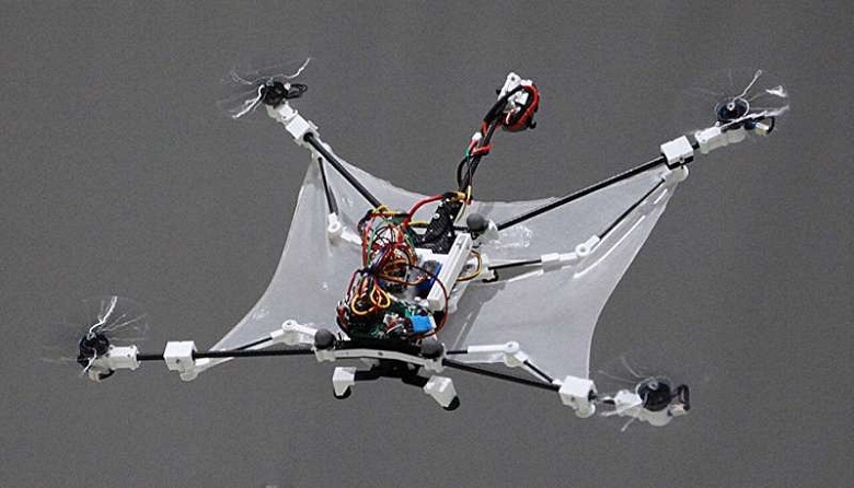 Дрон «Летающая Белка» демонстрирует впечатляющую манёвренность на 13% точнее обычных благодаря складным крыльям - 1 Дрон «Летающая Белка» демонстрирует впечатляющую манёвренность на 13% точнее обычных благодаря складным крыльям