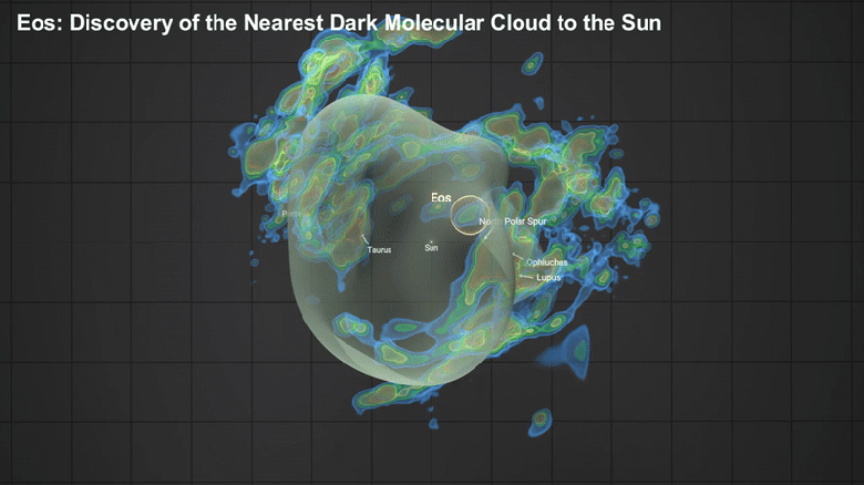 Гигантское облако Eos с молекулярным водородом в 300 световых годах от Земли: учёные нашли «колыбель» новых звёзд - 1 Гигантское облако Eos с молекулярным водородом в 300 световых годах от Земли: учёные нашли «колыбель» новых звёзд