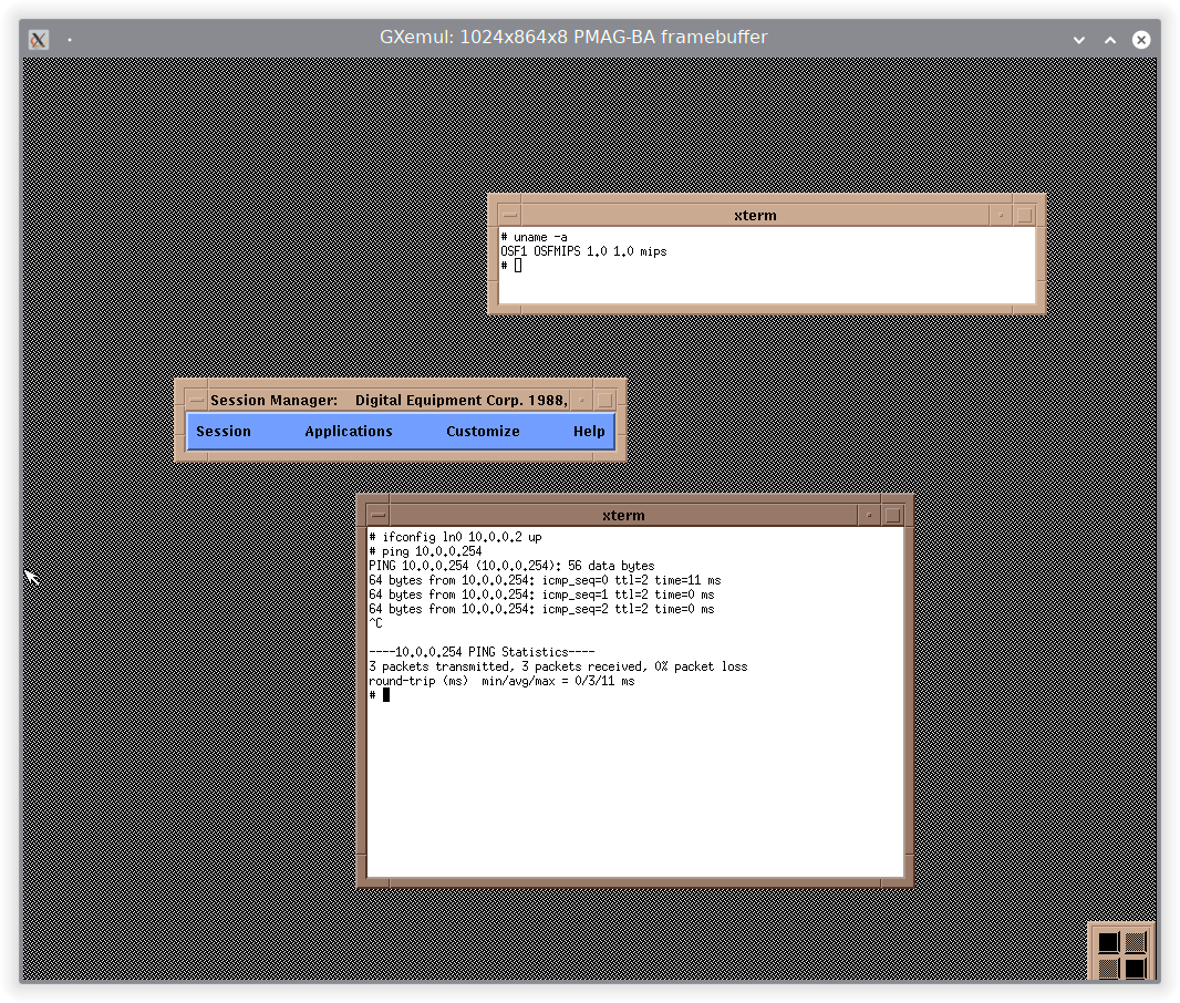 OSF-1 в эмуляторе - 13 OSF-1 в эмуляторе - 13