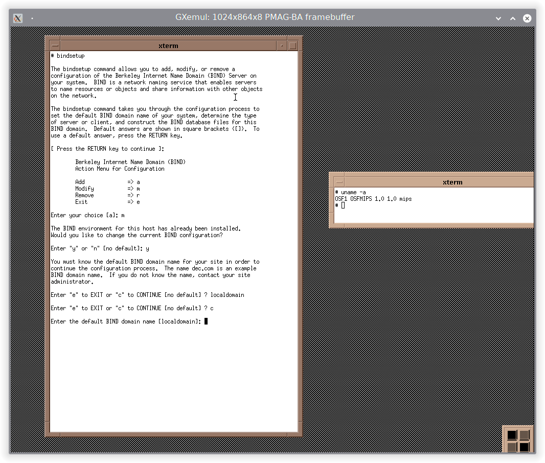OSF-1 в эмуляторе - 16 OSF-1 в эмуляторе - 16