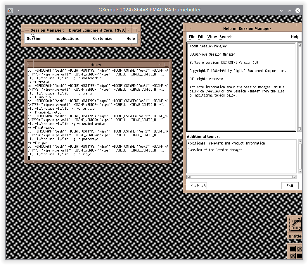 OSF-1 в эмуляторе - 19 OSF-1 в эмуляторе - 19