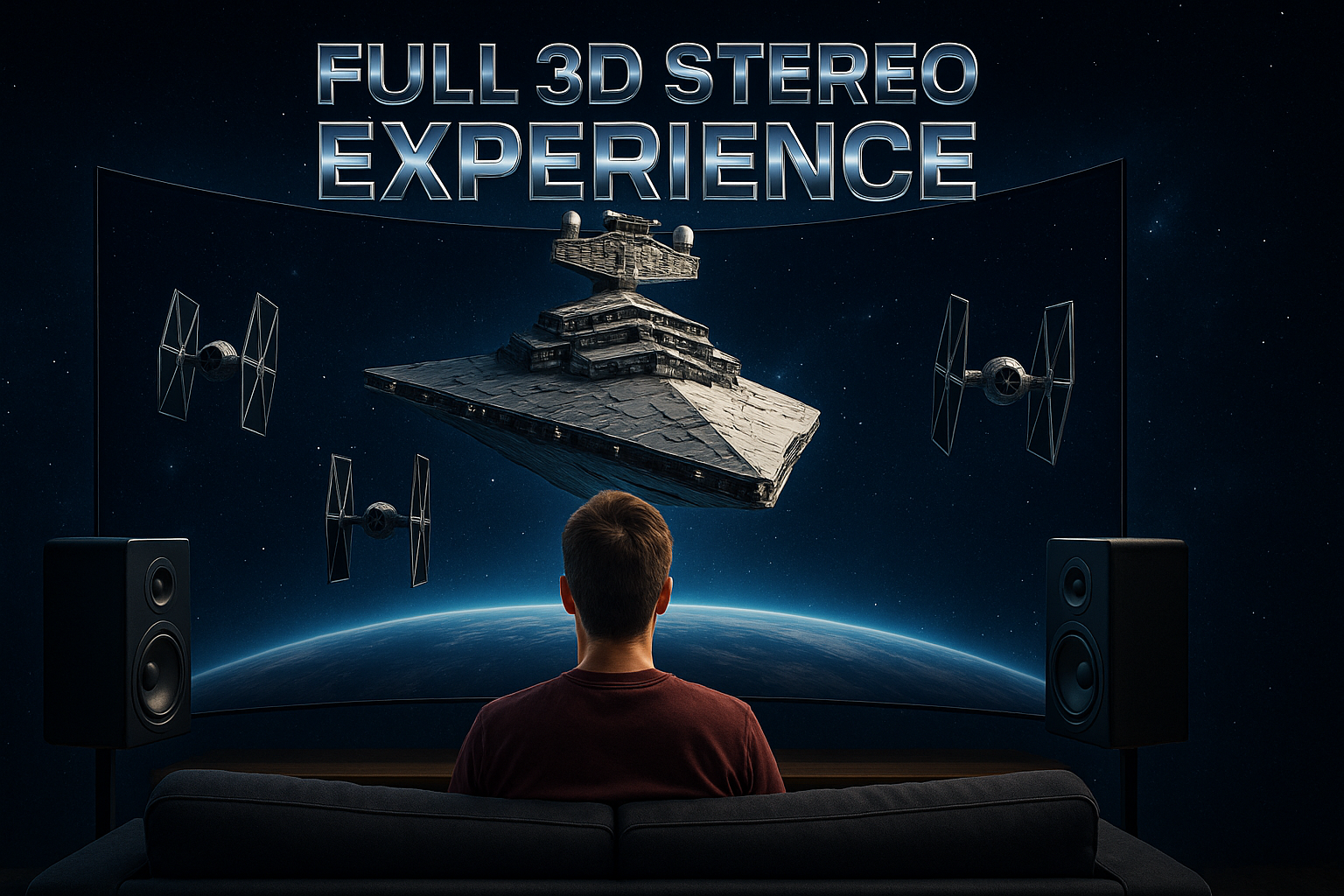 сочетание объёмного видео с 3D Stereo