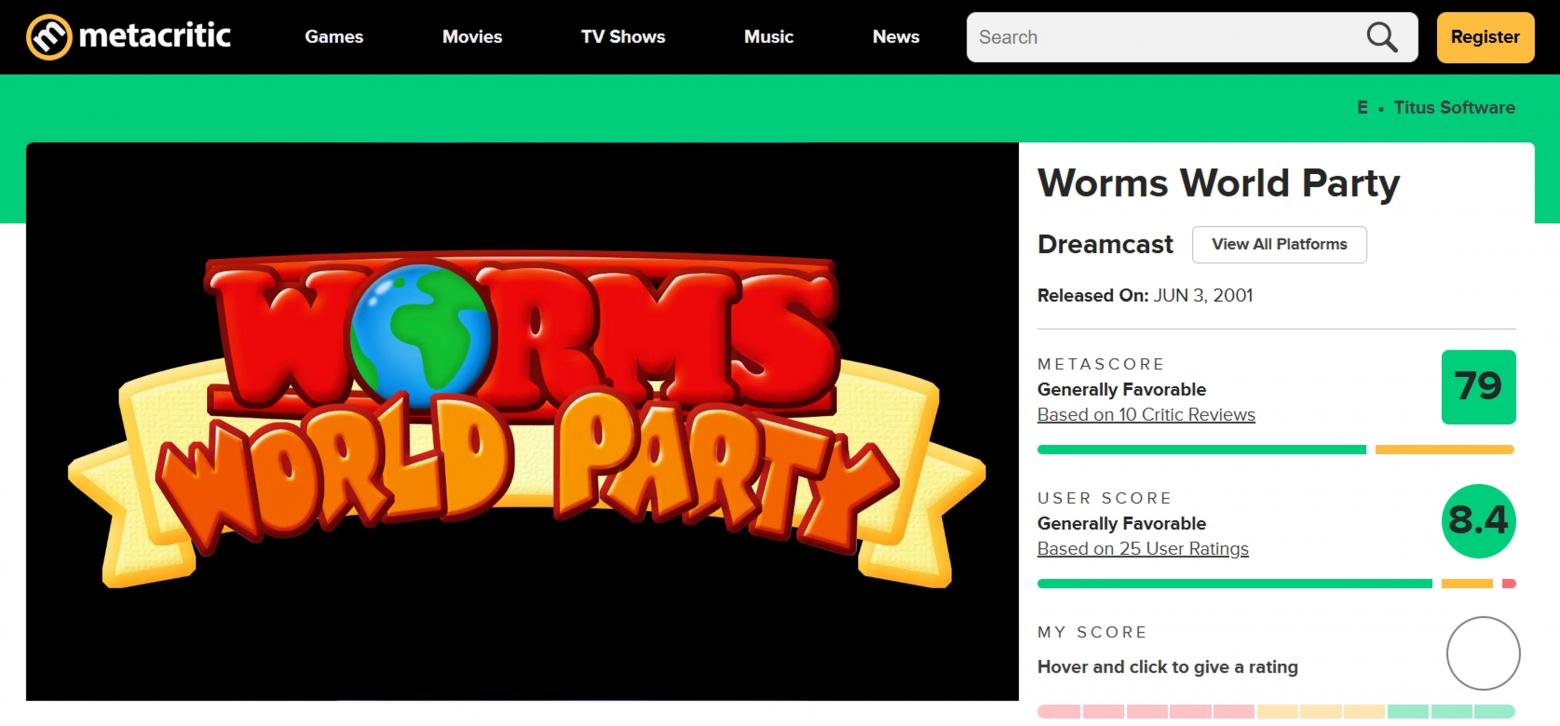 Ностальгические игры: Worms World Party - 2