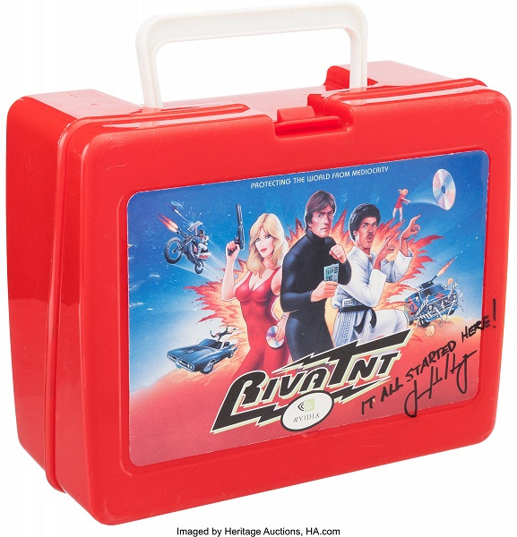 Для настоящих коллекционеров видеокарт и фанатов Nvidia. На аукцион выставлена редкая Nvidia RIVA TNT в металлическом чемодане и с подарочным ланч-боксом