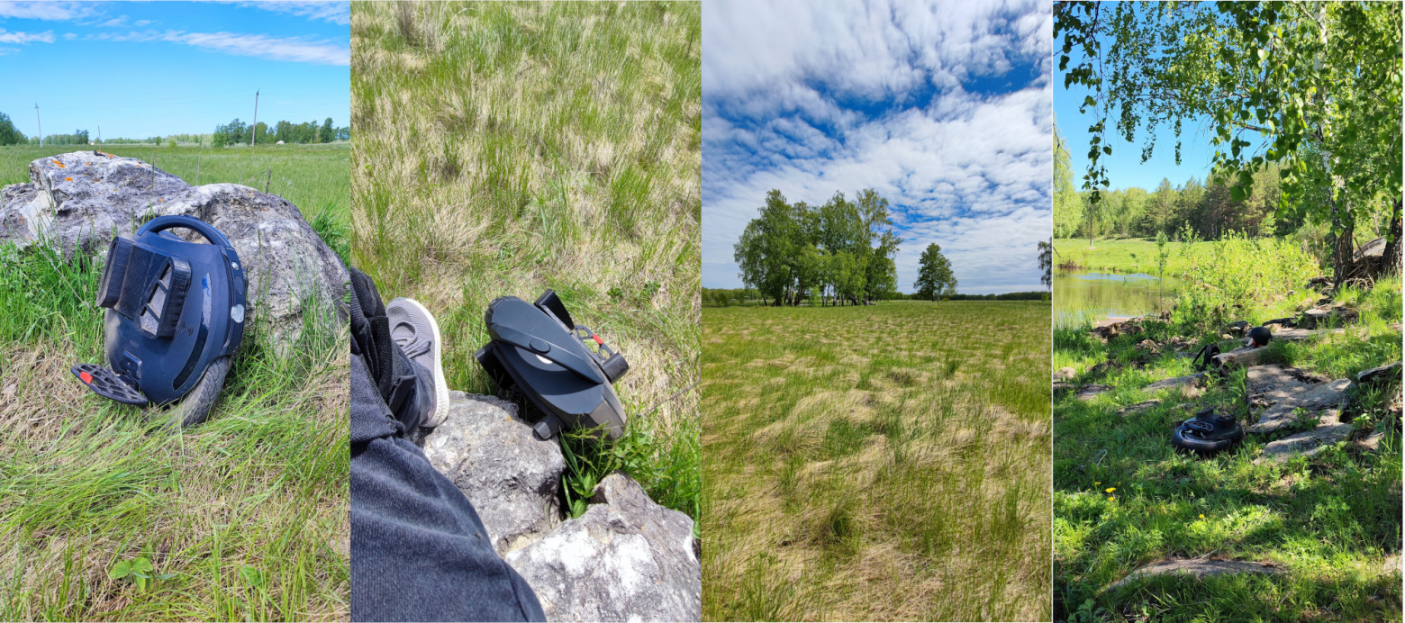 Я и моноколесо на природе