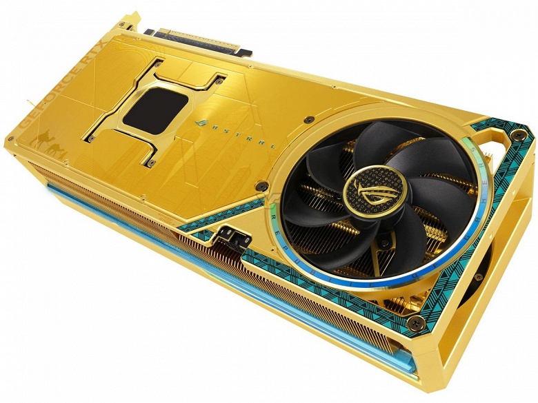 Стартовали продажи золотой GeForce RTX 5090. Asus ROG Astral RTX 5090 Dhahab Edition оценили в 10 тыс. долларов, и в ней реально есть чистое золото