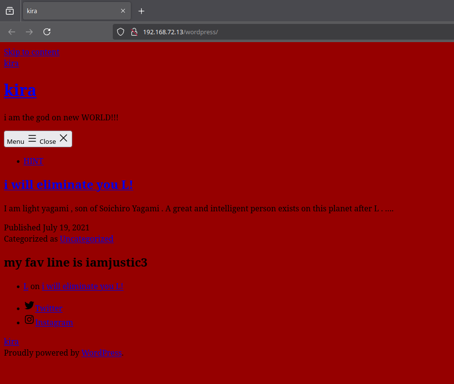 Атака на уязвимую систему Deathnote Vulnhub. Получение доступа к системе пользователя и суперпользователя root. Часть 7 - 20 Атака на уязвимую систему Deathnote Vulnhub. Получение доступа к системе пользователя и суперпользователя root. Часть 7 - 20